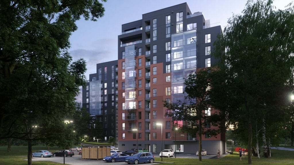 Moho Park (Mirdzas Ķempes iela 2, 2A) - Multi apartment - visualization