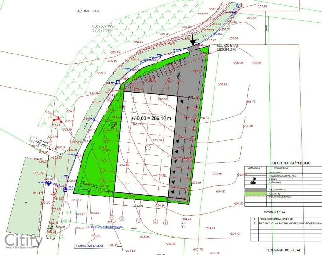 Kuprioniškių k. sandėlis (Kuprioniškių k.) - Sandėlys / Platinimo centras - vizualizacija