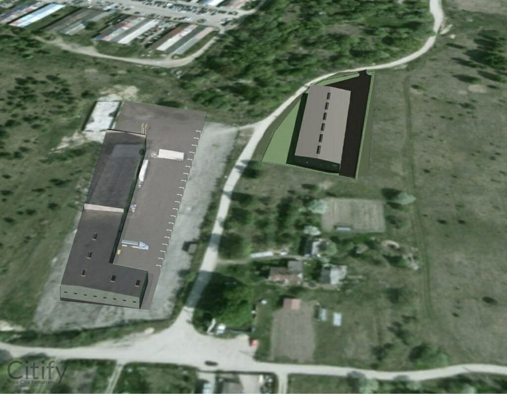 Kuprioniškių k. sandėlis (Kuprioniškių k.) - Sandėlys / Platinimo centras - vizualizacija