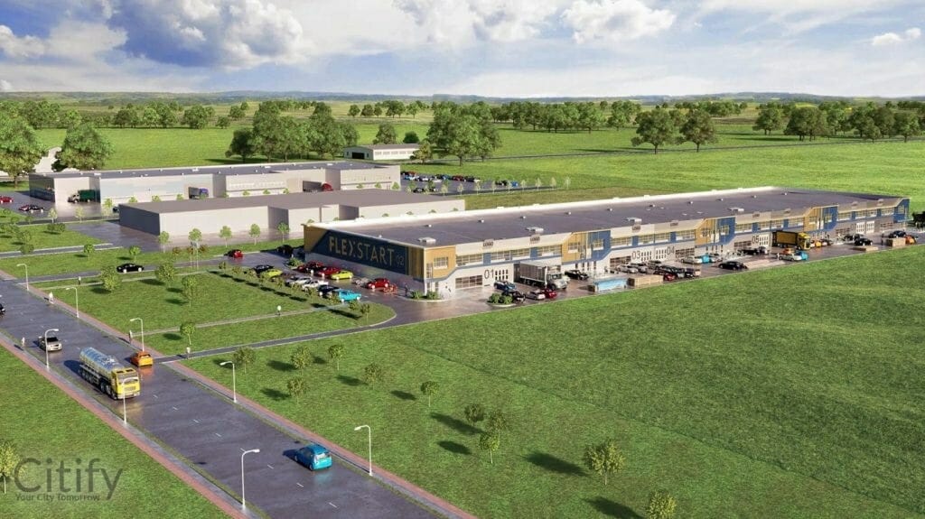 FlexStart 02 (Pramonės g. 29) - Light manufacturing - visualization