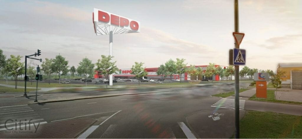 Punane 76 (Punane 76) - Shopping center - visualization