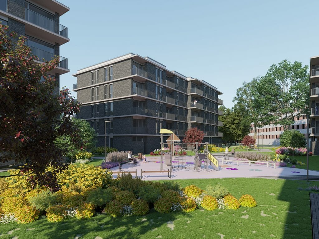 Raunas rezidences 1 un 2 kārta (Raunas iela 54A, 56) - Multi apartment - visualization