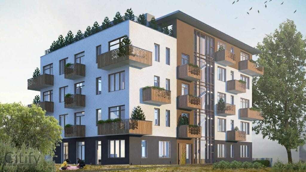 Skudru iela 41A (Skudru iela 41A) - Daudzdzīvokļu nams - vizualizācija