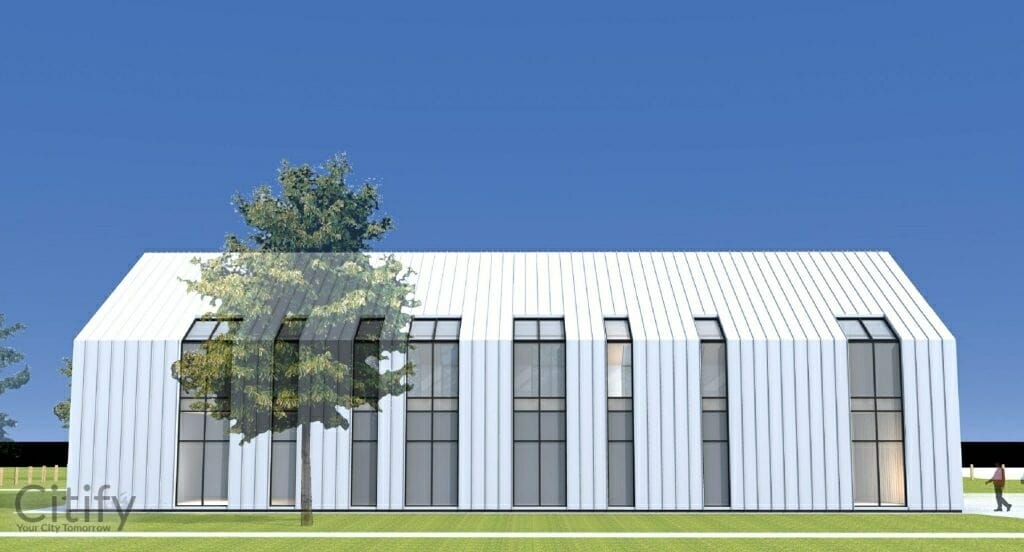 Šv. Juozapo Darbininko bažnyčios parapijos namai (Smiltelės g. 27) - Cultural center, Specialized care center - visualization