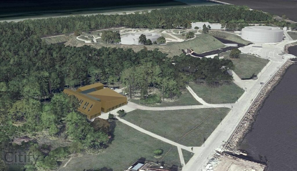 Lietuvos jūrų mūziejaus administracinis pastatas (Smiltynės g. 2) - Cultural center - visualization