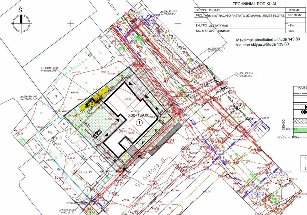 Batoro 34 (Stepono Batoro g. 34) - Multi apartment, Office center - visualization