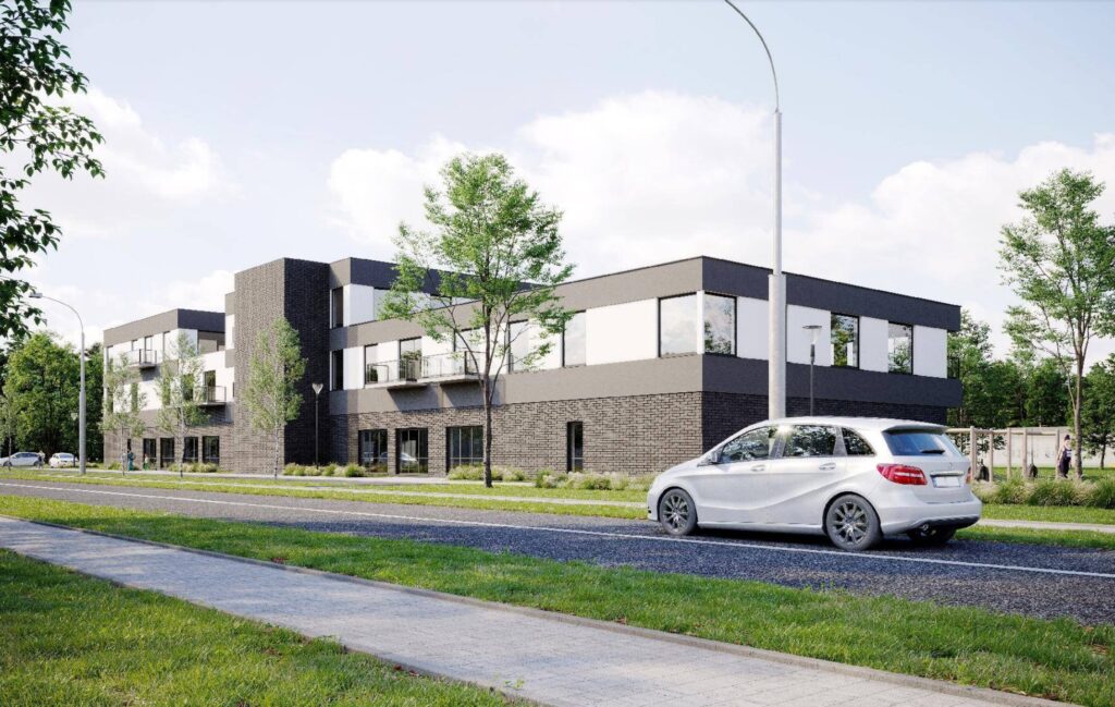 Ievos Labutytės g. 46 (Ievos Labutytės g. 46) - Multi apartment, Office center - visualization