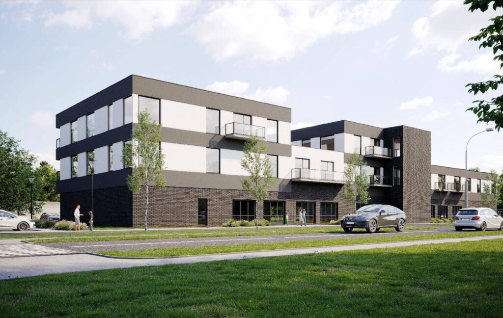 Ievos Labutytės g. 46 (Ievos Labutytės g. 46) - Multi apartment, Office center - visualization