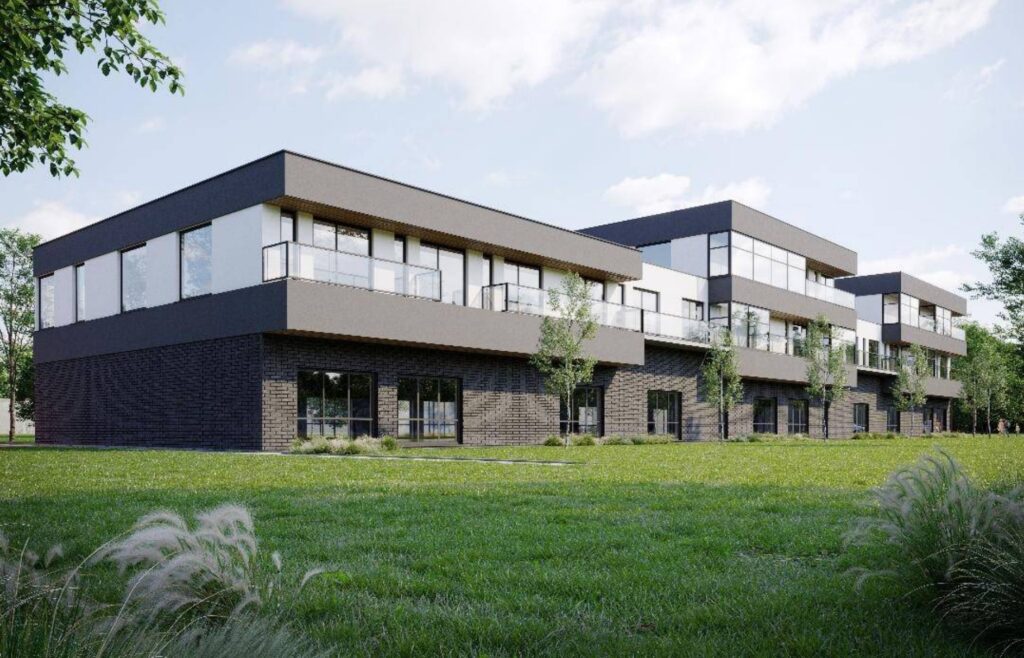 Ievos Labutytės g. 46 (Ievos Labutytės g. 46) - Multi apartment, Office center - visualization