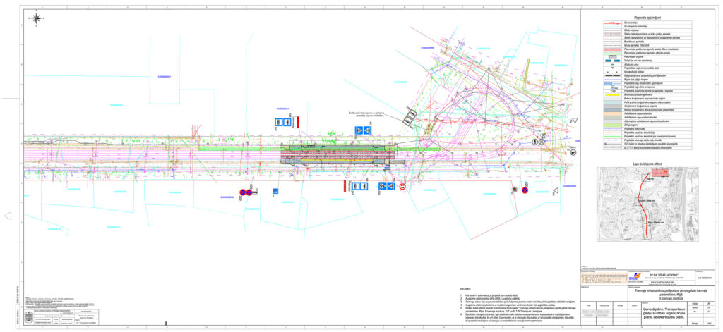 5. tramvaja maršruts - Rīgas tramvaja infrastruktūras pielāgošana zemās grīdas tramvaja parametriem (Slokas iela) - Road - visualization