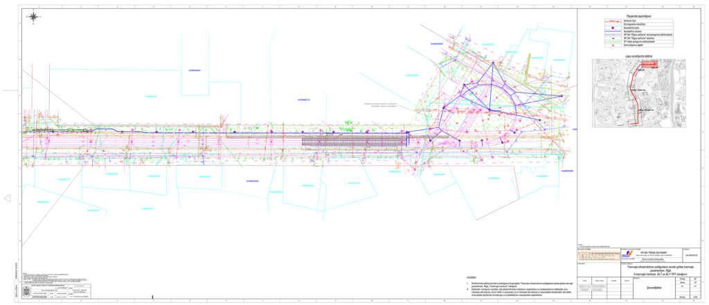 5. tramvaja maršruts - Rīgas tramvaja infrastruktūras pielāgošana zemās grīdas tramvaja parametriem (Slokas iela) - Road - visualization
