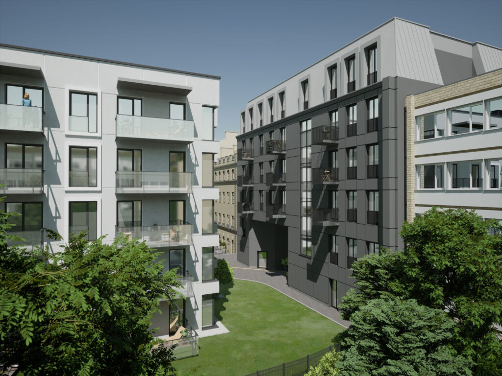 Baltas Lapas Mindaugo 4 etapas (Aguonų g. 17) - Multi apartment - visualization
