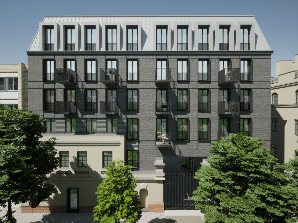 Baltas Lapas Mindaugo 4 etapas (Aguonų g. 17) - Multi apartment - visualization