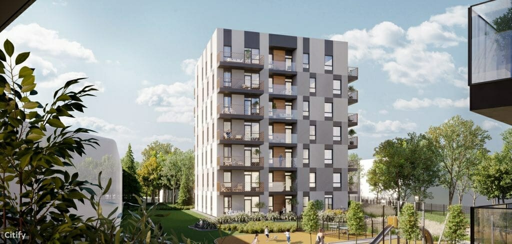 City Yard (Kareivių g. 2D) - Multi apartment - visualization