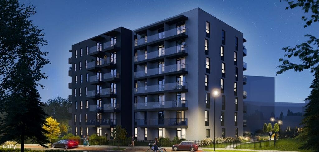 City Yard (Kareivių g. 2D) - Multi apartment - visualization