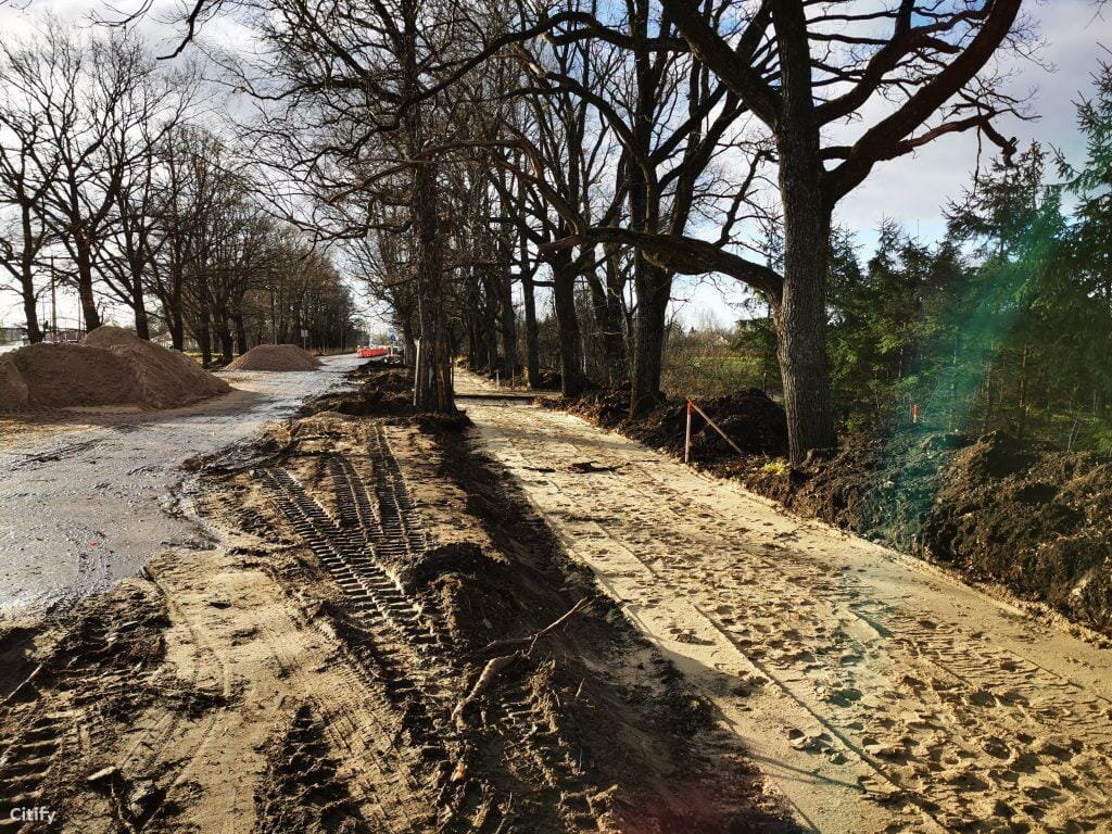 Ietves izbūve Vienības gatvē posmā no Ventas ielas līdz Rīgas robežai (Vienības gatve) - Ceļš - būvdarbu attēli