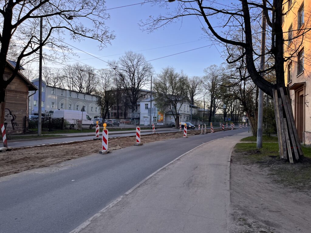 5. tramvaja maršruts - Rīgas tramvaja infrastruktūras pielāgošana zemās grīdas tramvaja parametriem (Slokas iela) - Road - construction photos