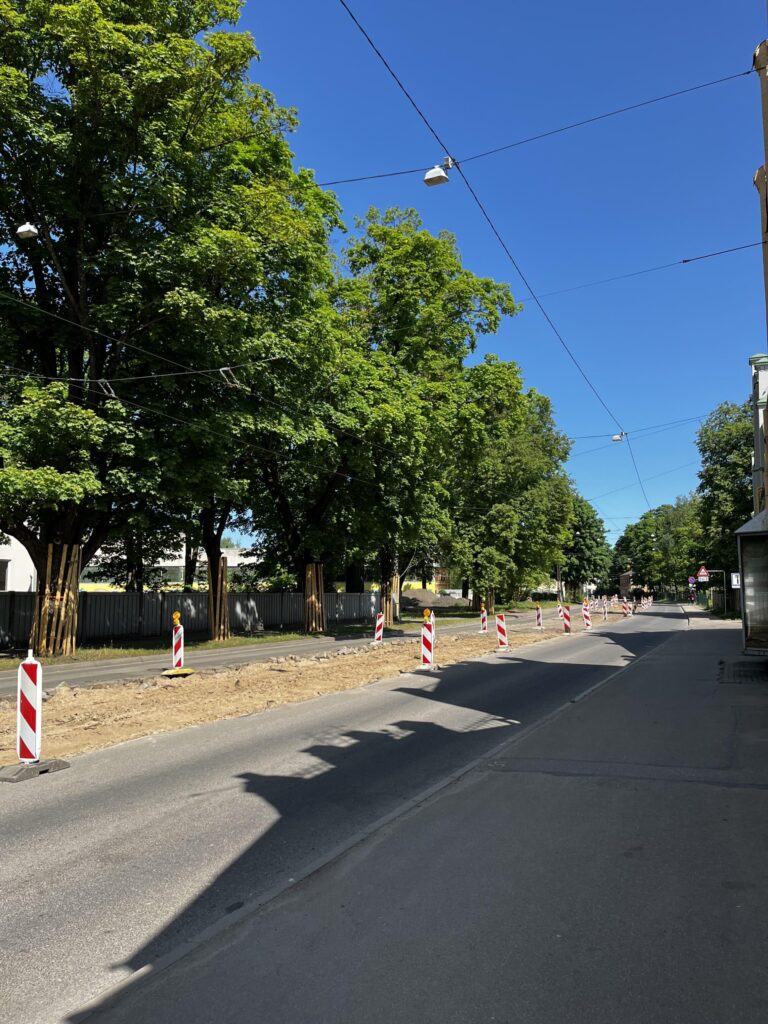 5. tramvaja maršruts - Rīgas tramvaja infrastruktūras pielāgošana zemās grīdas tramvaja parametriem (Slokas iela) - Road - construction photos