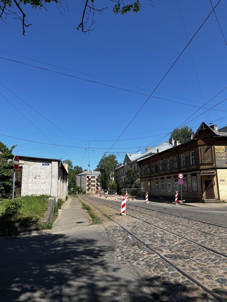 5. tramvaja maršruts - Rīgas tramvaja infrastruktūras pielāgošana zemās grīdas tramvaja parametriem (Slokas iela) - Road - construction photos