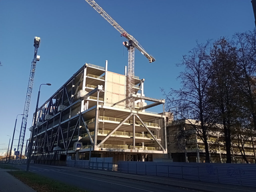 Preses Nama Kvartāls - 1. kārta (Balasta dambis 2) - Biroju centrs - būvdarbu attēli