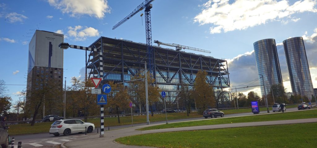 Preses Nama Kvartāls - 1. kārta (Balasta dambis 2) - Biroju centrs - būvdarbu attēli