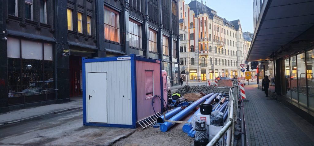 Velojoslu ierīkošana Dzirnavu ielas posmā no Tērbatas ielas līdz Skolas ielai (Dzirnavu iela) - Bike path - construction photos