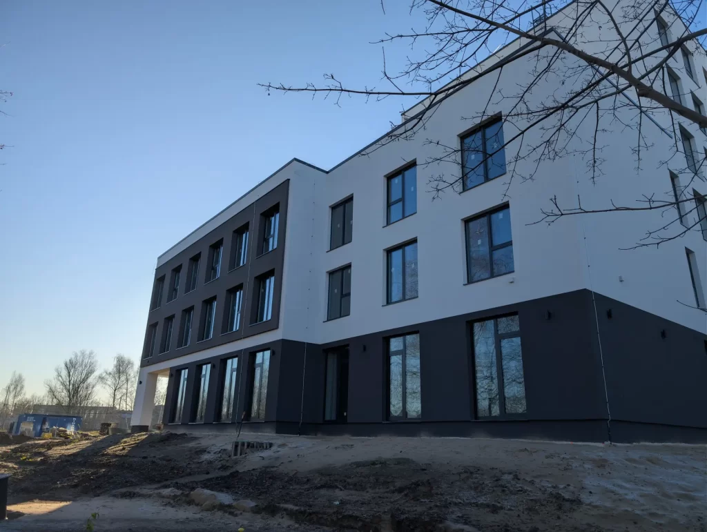 Uniflow Apartments & Co-living - 1.kārta (Jelgavas iela 14) - Üürimaja, Korterelamu, Muu äri - ehituse fotod