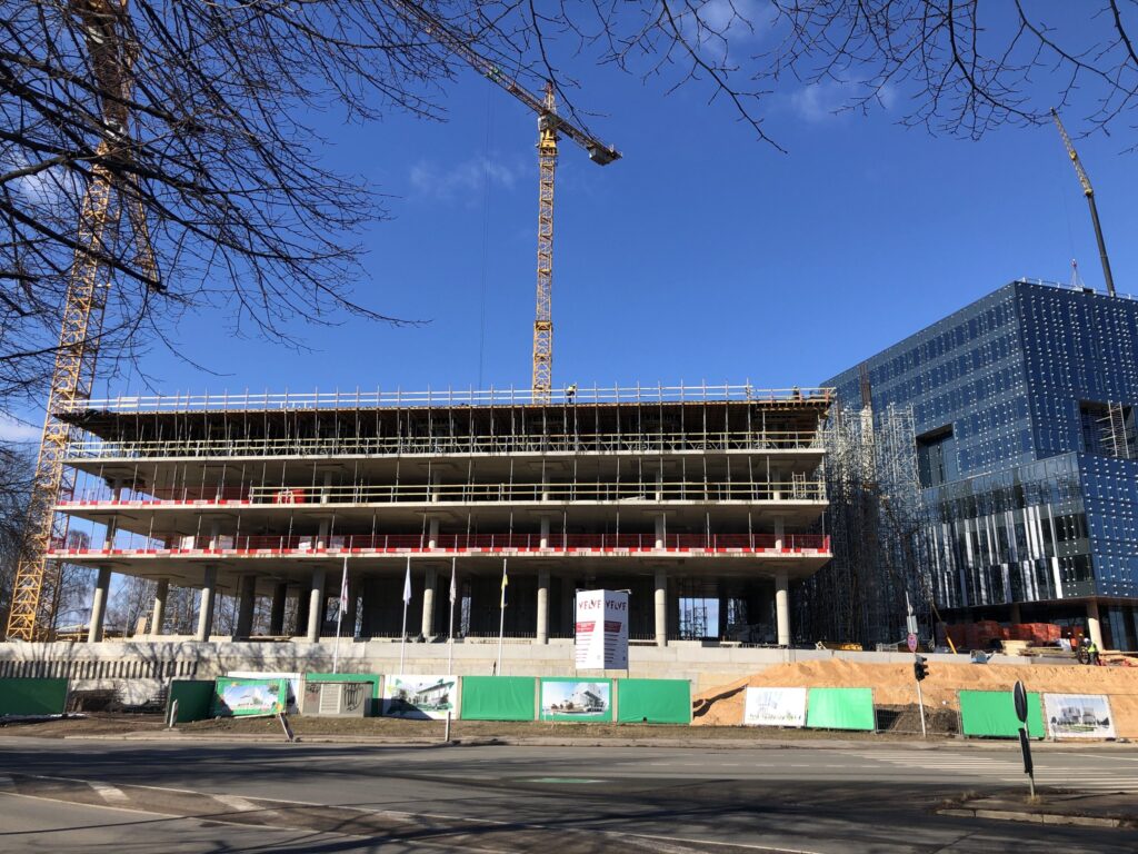 Verde 1. kārta - "A","B" ēkas (Roberta Hirša iela 1) - Office center - construction photos