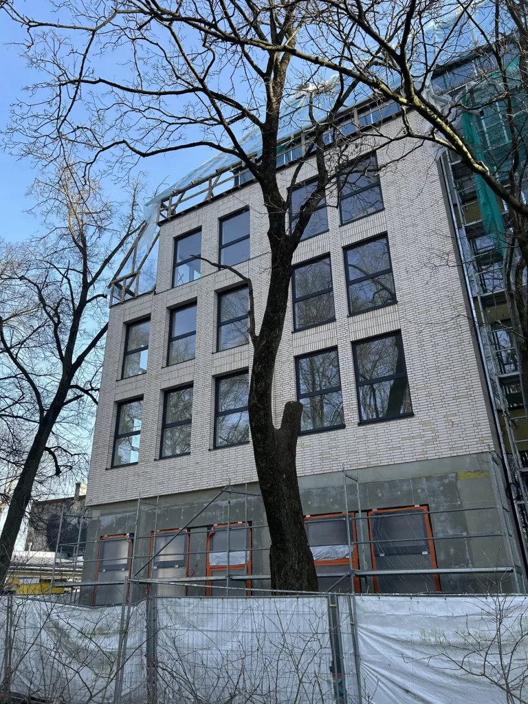 Sparģeļu iela 12 (Sparģeļu iela 12) - Daudzdzīvokļu nams - būvdarbu attēli