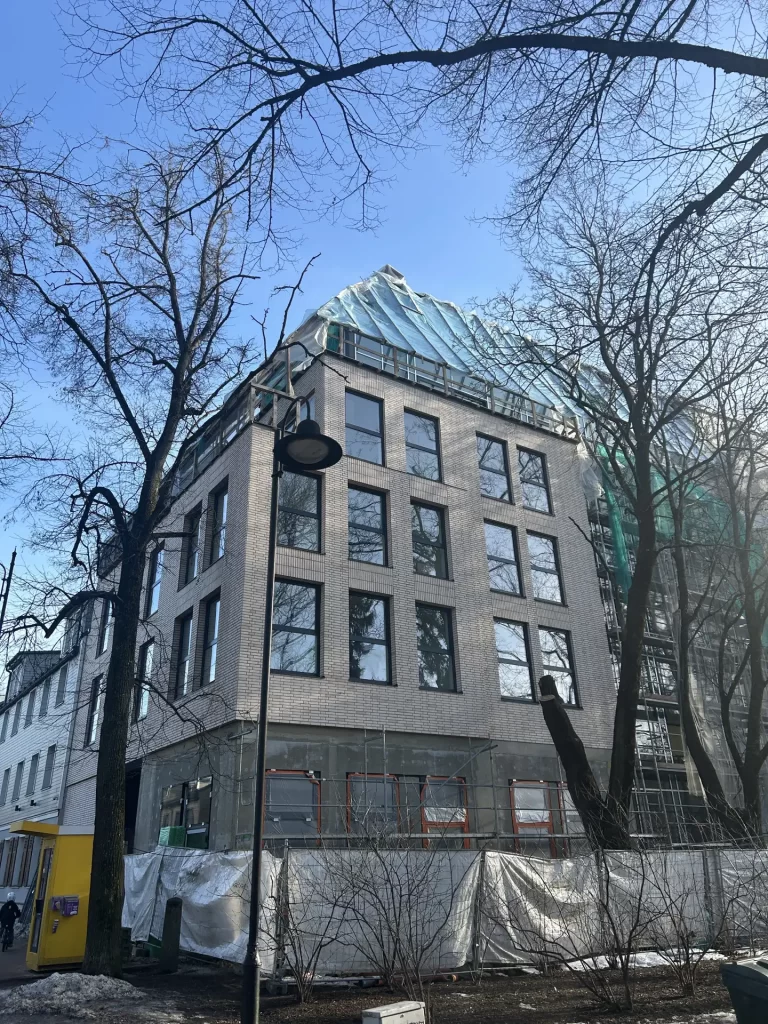 Sparģeļu iela 12 (Sparģeļu iela 12) - Daudzdzīvokļu nams - būvdarbu attēli