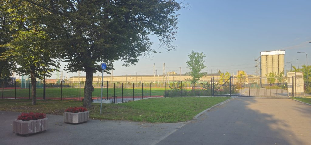 Daugavas stadiona sporta laukumi (Augšiela 1) - Sporto arena - statybų nuotraukos
