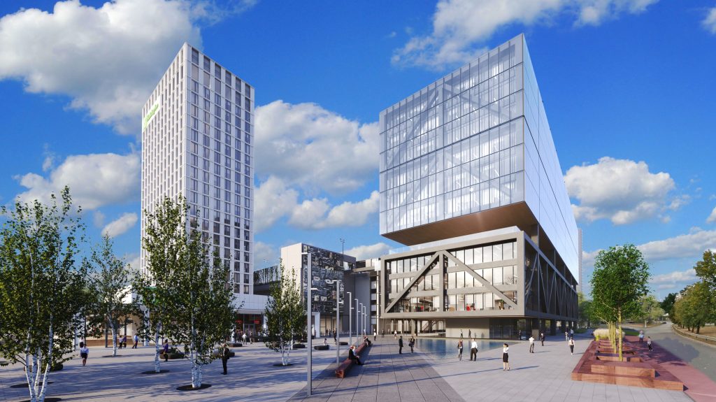 Preses Nama Kvartāls - 3. kārta - Holiday Inn (Balasta dambis 2) - Viesnīca - vizualizācija