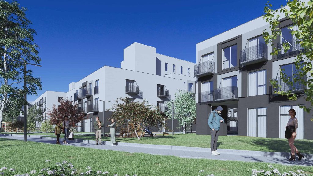 Uniflow Apartments & Co-living - 1.kārta (Jelgavas iela 14) - Üürimaja, Korterelamu, Muu äri - visuaalne