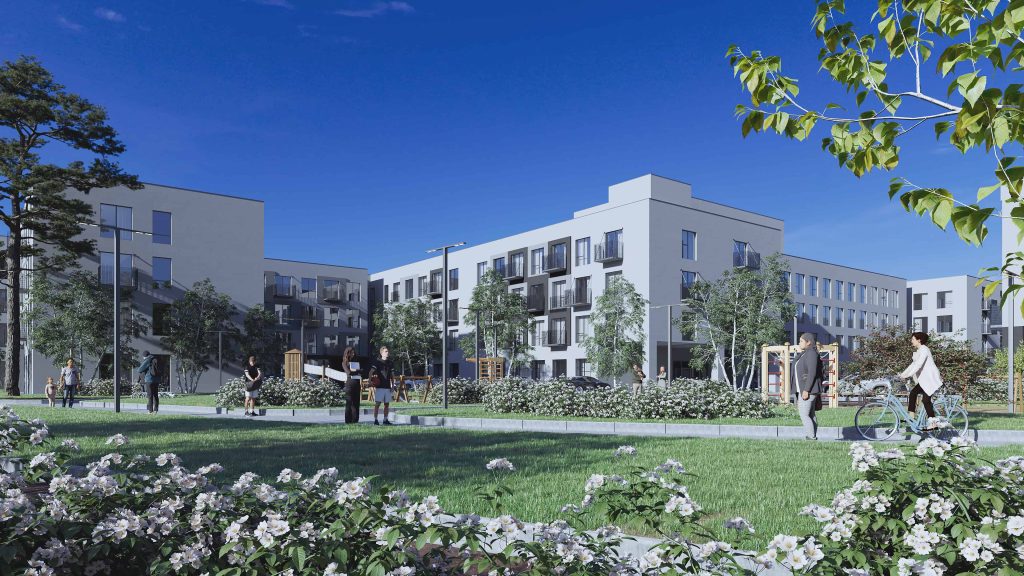 Uniflow Apartments & Co-living - 1.kārta (Jelgavas iela 14) - Üürimaja, Korterelamu, Muu äri - visuaalne