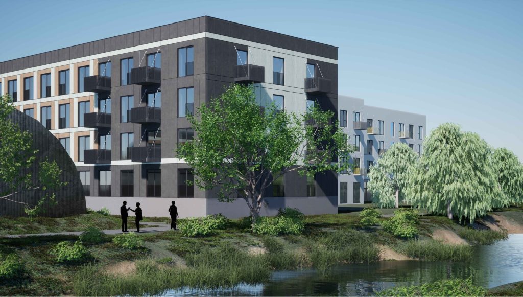 Uniflow Apartments & Co-living - 4.kārta (Jelgavas iela 24A) - Daugiabutis - vizualizacija