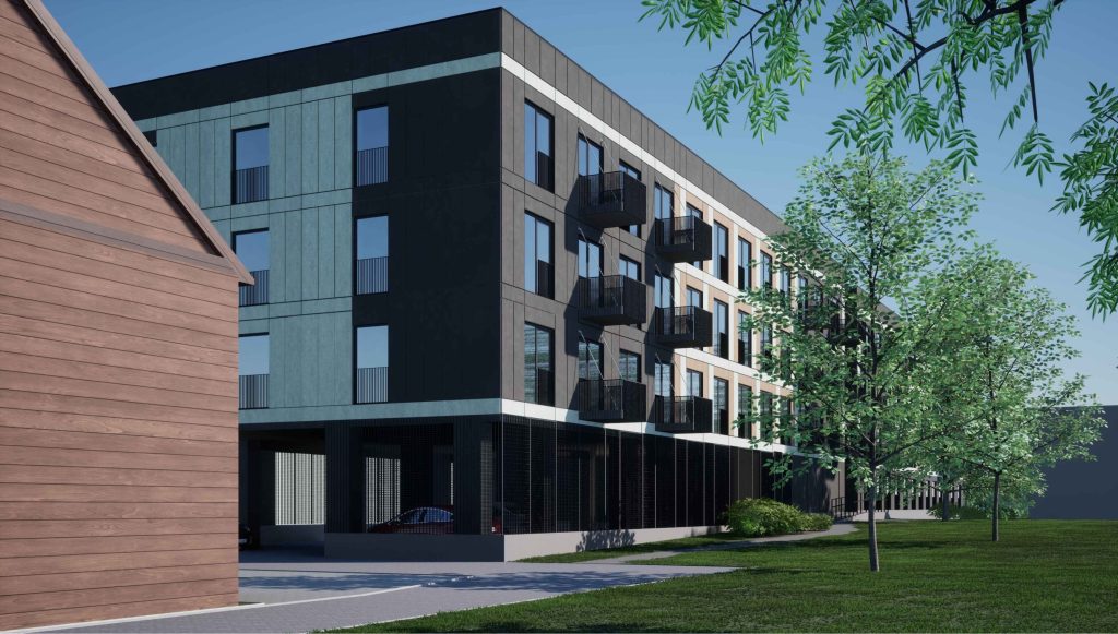 Uniflow Apartments & Co-living - 4.kārta (Jelgavas iela 24A) - Daugiabutis - vizualizacija