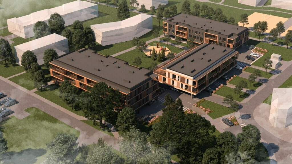 Lesta 7 / Nooda tee 10 (Lesta 7 / Nooda tee 10) - Multi apartment, Office center, Other commercial - visualization