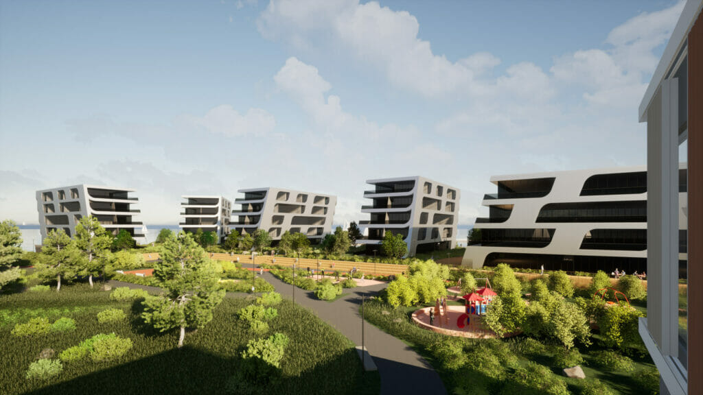 Lesta 7 / Nooda tee 10 (Lesta 7 / Nooda tee 10) - Multi apartment, Office center, Other commercial - visualization