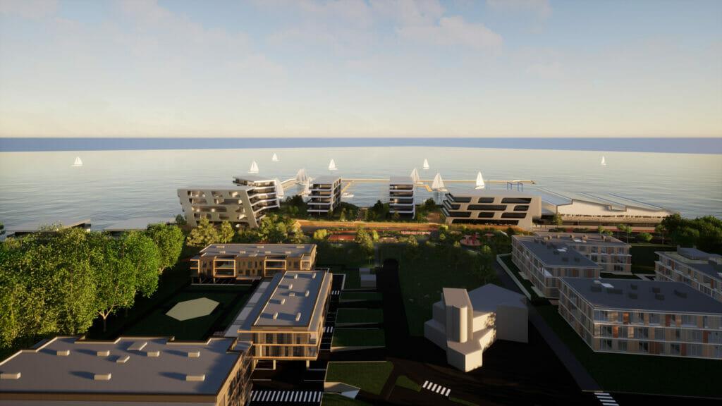 Lesta 7 / Nooda tee 10 (Lesta 7 / Nooda tee 10) - Multi apartment, Office center, Other commercial - visualization