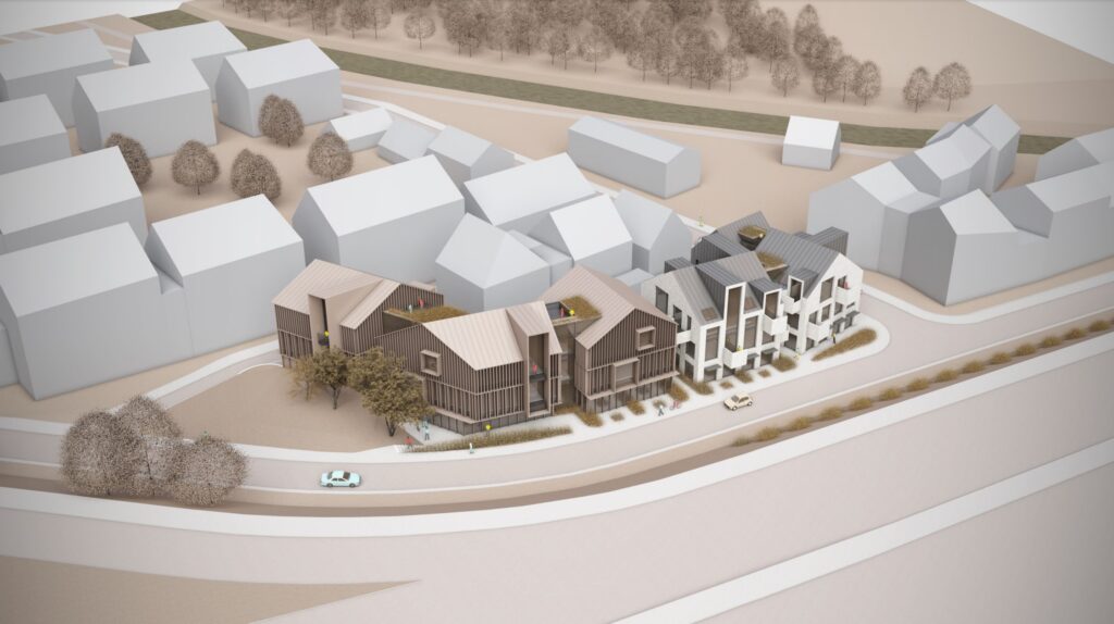 Paupio g. 54 (Paupio g. 54) - Multi apartment, Office center - visualization