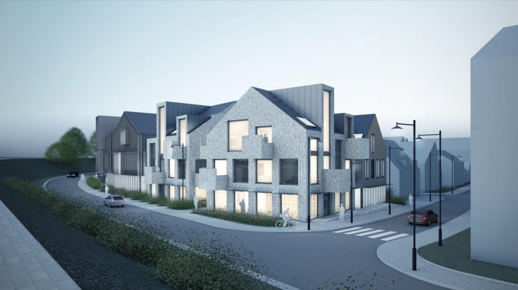 Paupio g. 54 (Paupio g. 54) - Multi apartment, Office center - visualization