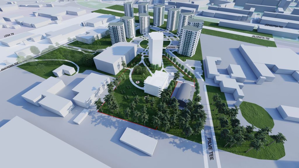 Pilvetee 5 (Pilvetee 5) - Daugiabutis, Kita komercija - vizualizacija