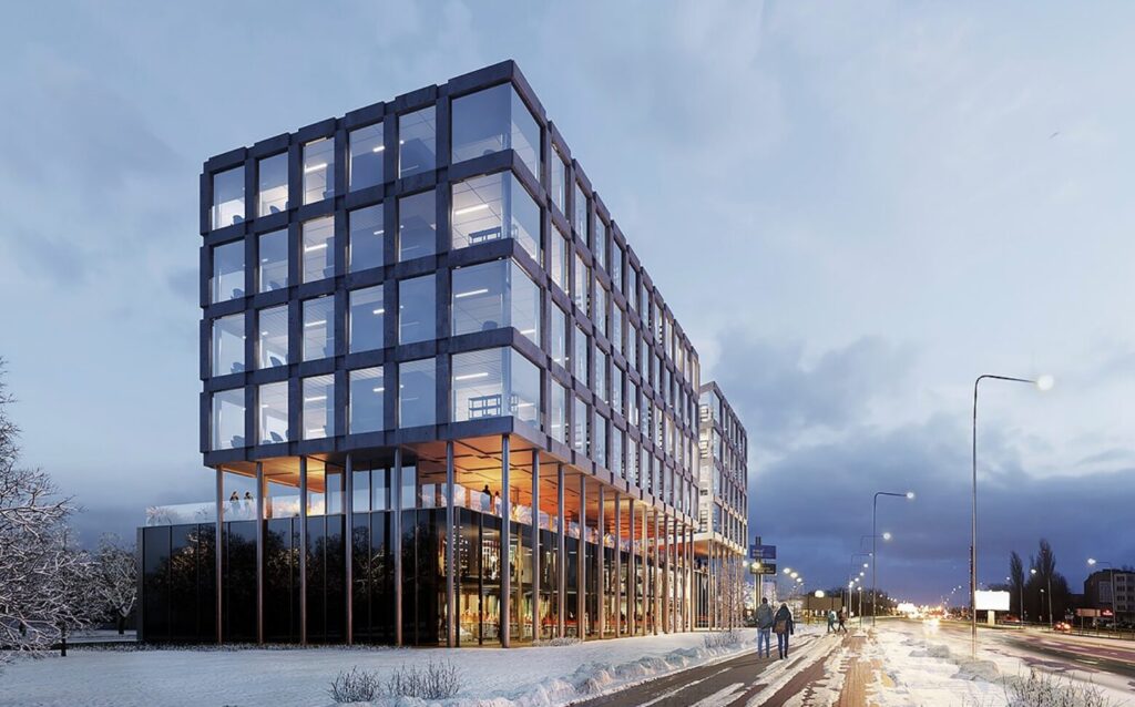 Šilutės pl. 1A (Šilutės pl. 1A) - Office center - visualization