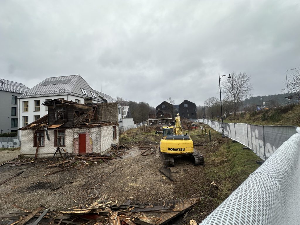 Paupio g. 54 (Paupio g. 54) - Multi apartment, Office center - construction photos