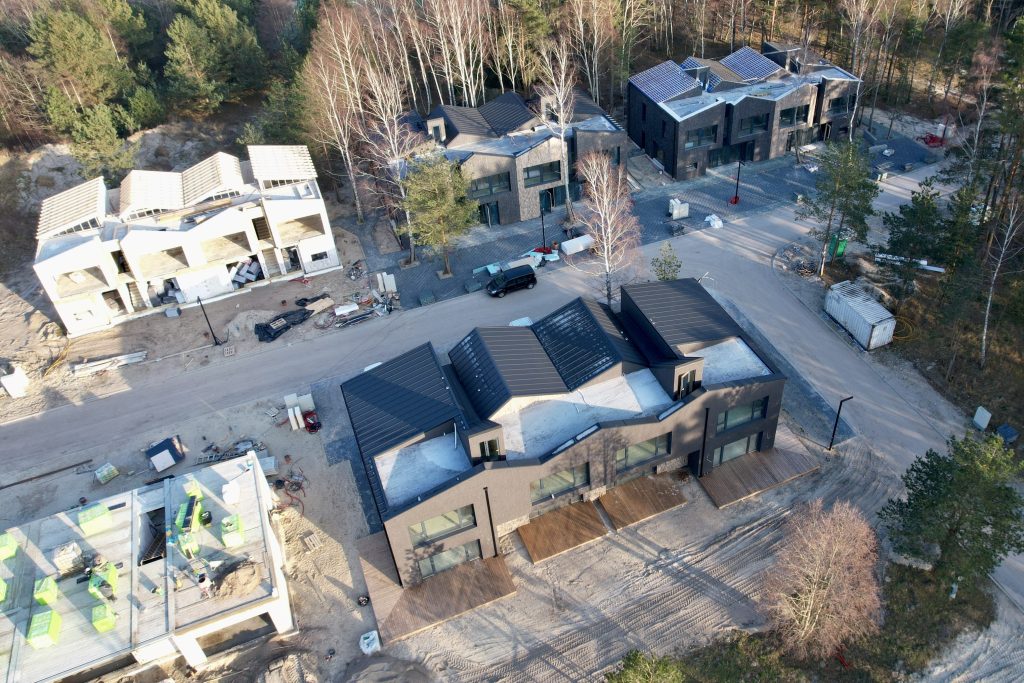 Pušyno Rezidencijos 2 etapas | daugiabučiai ( E. Franco g. 3, 4, 5, 6, 7, 8, 9, 10, 11, 12, 13, 14) - Multi apartment - construction photos