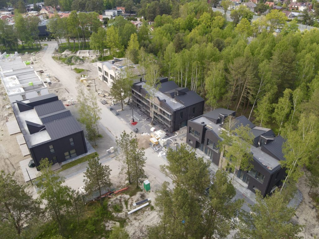 Pušyno Rezidencijos 2 etapas | daugiabučiai ( E. Franco g. 3, 4, 5, 6, 7, 8, 9, 10, 11, 12, 13, 14) - Multi apartment - construction photos