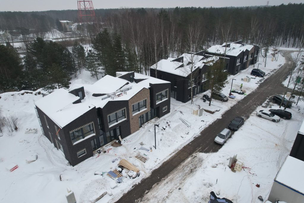 Pušyno Rezidencijos 2 etapas | daugiabučiai ( E. Franco g. 3, 4, 5, 6, 7, 8, 9, 10, 11, 12, 13, 14) - Multi apartment - construction photos