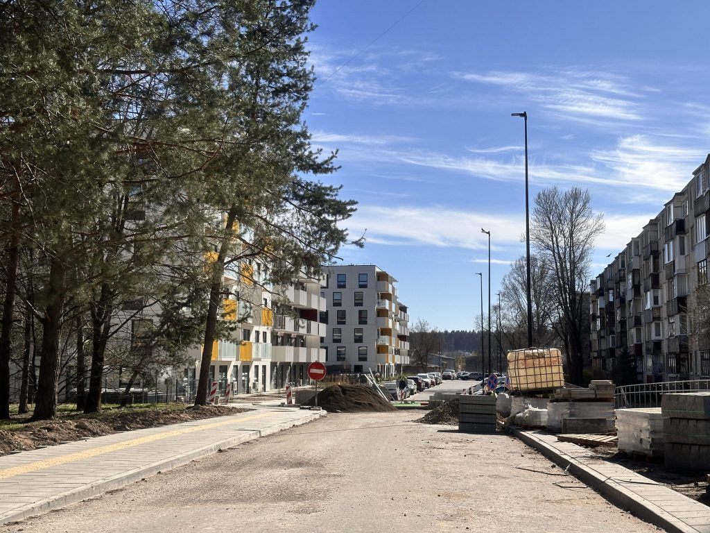 Skroblų g. rekonstrukcija (Skroblų g.) - Iela - būvdarbu attēli