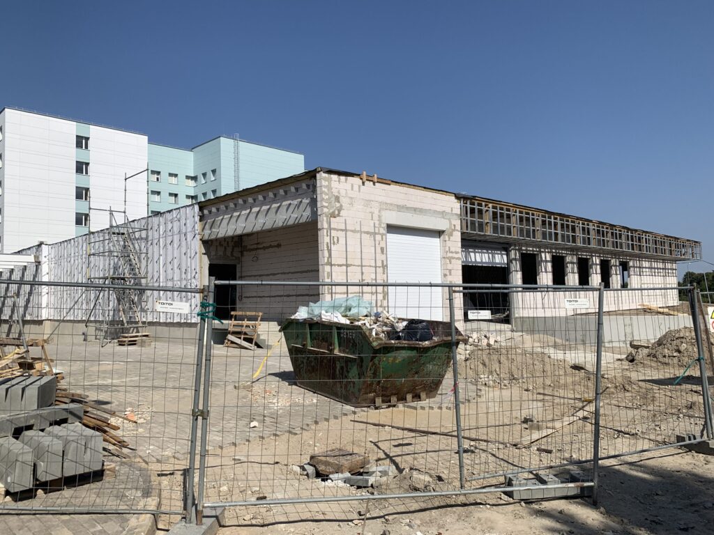Klaipėdos jūrininkų ligoninės priėmimo – skubiosios pagalbos skyrius (Liepojos g. 45) - Hospital - construction photos
