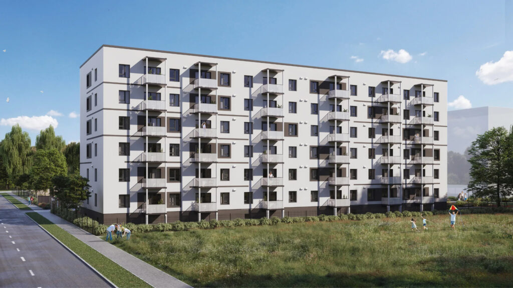 Pīlādžu mājas - 1. kārta, 1. ēka (Tumes iela 25) - Multi apartment - visualization